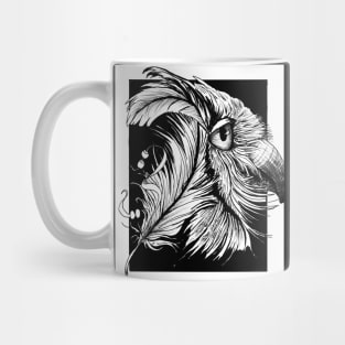 Feather Hawk Mug